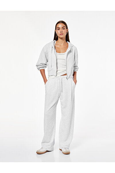 Koton Rahat Kalıp Beli Bağcıklı Cepli Geniş Paça Eşofman Altı
