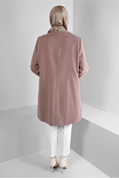 Alvina Fur Detailled Pocket Coat 90366