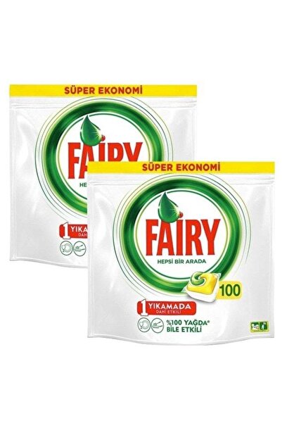 Fairy 100 × 2 غسالة أطباق ليمون - كبسولة