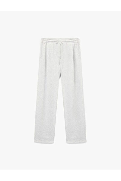 Koton Rahat Kalıp Beli Bağcıklı Cepli Geniş Paça Eşofman Altı