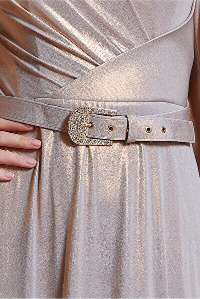 Alvina KEMERLİ SİMLİ ABİYE ELBİSE 50417