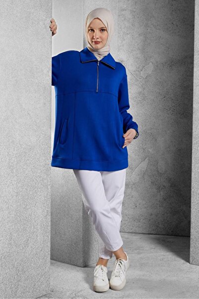 Alvina Zipped Collar Tracksuit Tunic 45264