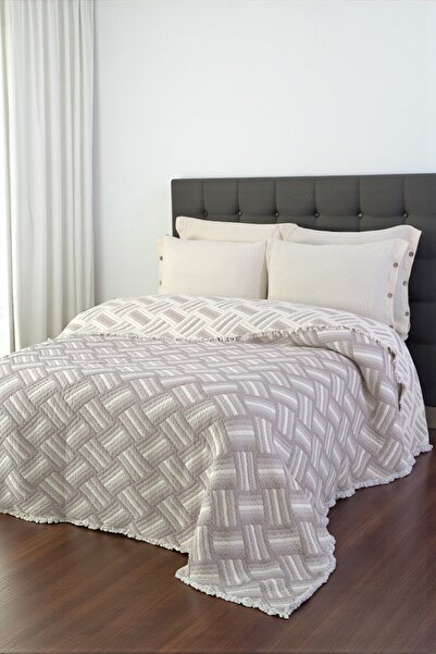 Cottonest Cuvertură de pat dublă de lux cu bumbac 100% straturi din muselină,...