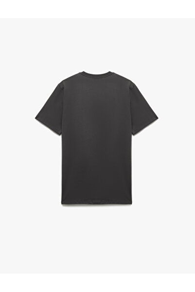 Koton Pamuklu Kısa Kollu Bisiklet Yaka Slim Fit Erkek Basic Tişört