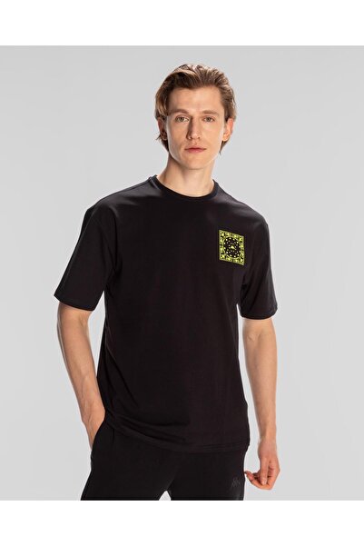 Kappa Authentic Vita Erkek Siyah Comfort Fit Tişört