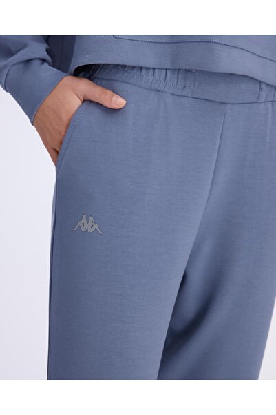 Kappa Freya Jogger Kadın Mavi Comfort Fit Eşofman Altı