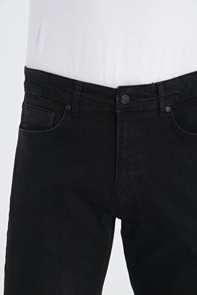 Store Straight Cut Men's Jeans - Stretch Fabric, Regular Fit Jeans (98% Cotton)