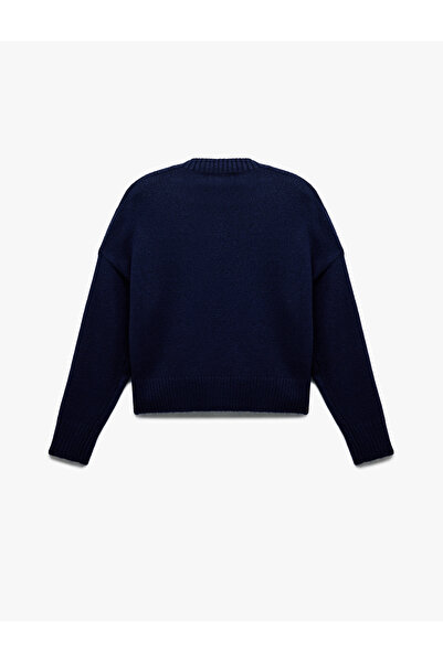 Koton Tricotaj cu mânecă lungă, cu decolteu, pulover de bază