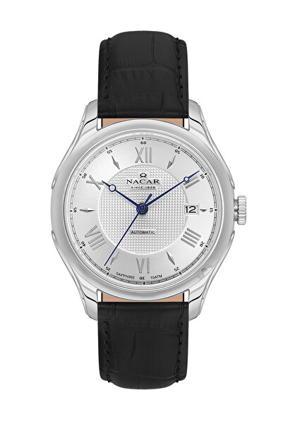 Nacar Sapphire Glass Classic Black Men's Wristwatch Nc43- 2980234 -Asl1