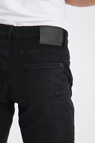 Store Straight Cut Men's Jeans - Stretch Fabric, Regular Fit Jeans (98% Cotton)