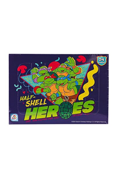 Genel Markalar NK7990 Ninja Kaplumbağa Taslamalı 24 Parça Frame Puzzle -Laçokids