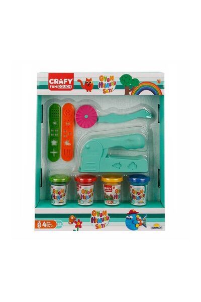 Sunman 30992 Crafy Play Dough Design Set 200 g - 10 Pieces -Sunman