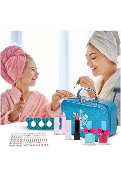 SOLTOY Set make up pentru fetite de jucarie trusa completa Frozen Princess SOLTOY®, Cutie de depozitare