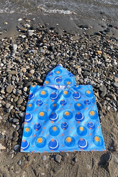 Dotamess Children's Poncho Beach Towel - Sea Towel