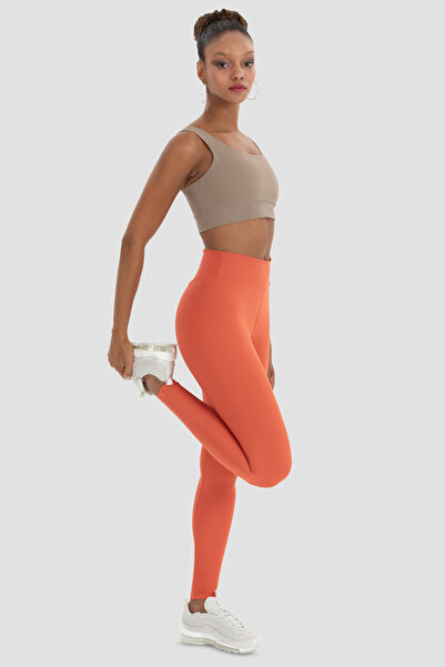 Superstacy Leggings sport cu talie înaltă și detaliu în V