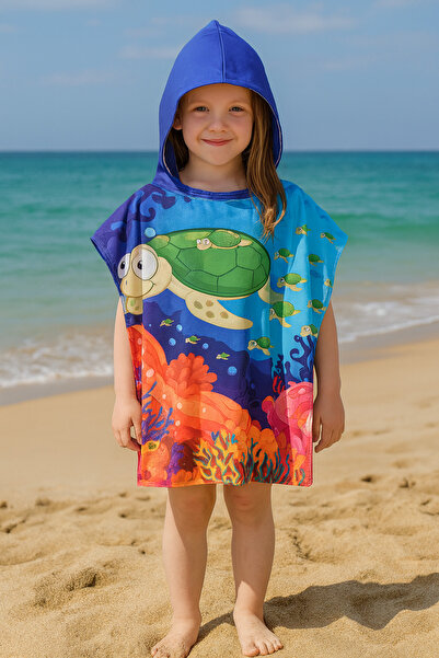 Dotamess Sea and Beach Towel for Children - Poncho