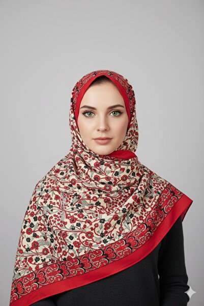 nehir eşarp Çiçek Tomurcuk Desen Klimatik Soft Şal