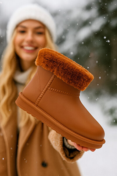 asyada fashion Women's Ankle Boots with Fur Inside Thick Sole Women's Boots W...