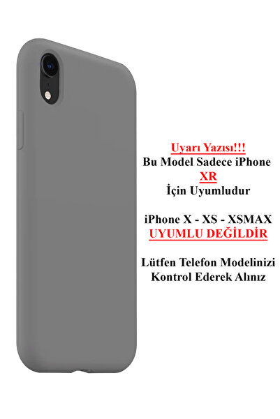 Merwish Apple Iphone Xr Uyumlu Içi Kadife Lansman Silikon Kılıf Kapak Taş