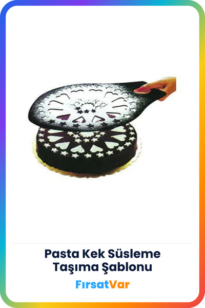FırsatVar جهاز حمل قالب تزيين وتزيين الكيك البلاستيكي