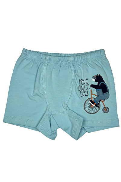 TOLIN Erkek Çocuk 3 lü Paket Pamuklu Likralı Baskılı Şort 433