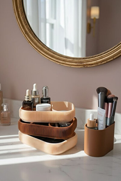 Printhane 3D Modular Multi-Tier Organizer – Makeup, Jewelry, and Cosmetic Org...