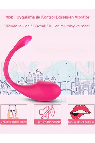 Garantili Yeni Versiyon 10 Mod Uzaktan Telefon Uygulama Kontrollü Vibratör – Sessiz - Su Geçirmez