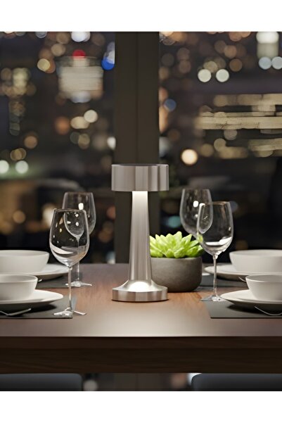 Kendal KML106 3 Fonksiyonlu Masa Lambası (Dokunmatik Sensörlü) - GÜMÜŞ