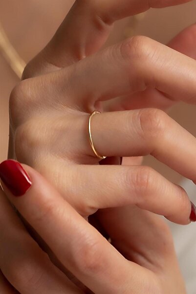 Bayar Gold 14 Ayar Altın 1 mm Klasik Alyans