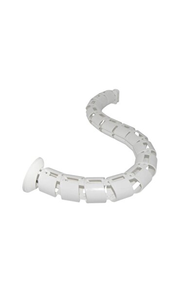 SCS Sibel Masa Altı Omurga Kablo Toplama Spirali Beyaz