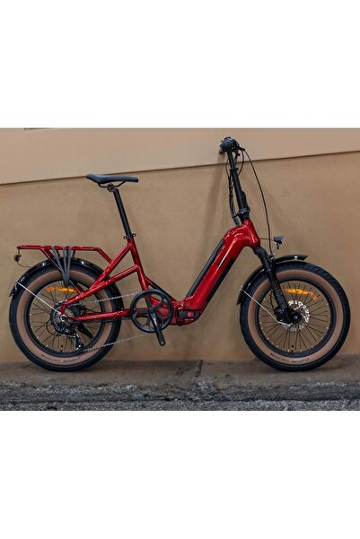 Loop COASTER HİDROLİK FRENLİ ELEKTRİKLİ KATLANIR BİSİKLET KIRMIZI