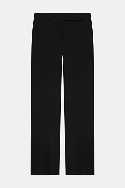 W Collection SİYAH BOL PAÇA YÜKSEK BEL PANTOLON
