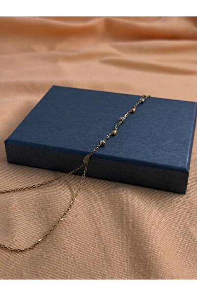 kamilasilver Zircon Stone Gold Color Steel Watch – Timeless Elegance