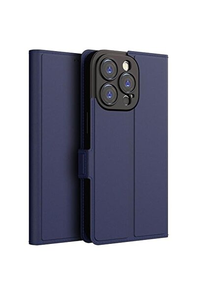 Flippy Husa Apple iPhone 11 Pro Max Flip Cover Oglinda Albastru