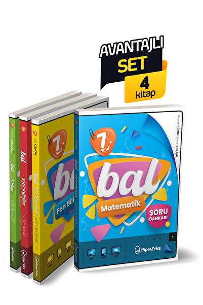 HiperZeka Avantajlı Set 2026 7. Sınıf Bal Soru Bankaları