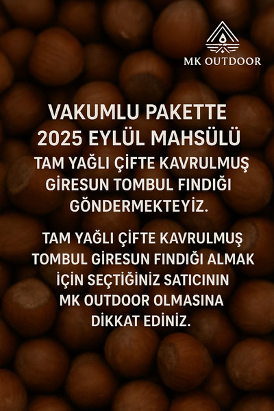 Doğankent Fındık ve Çikolata Giresun Fındığı Tam Yağlı Çifte Kavrulmuş Tombul Giresun Fındığı(500 GR)
