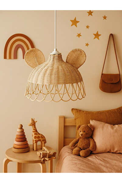 His Art Workshop Rattan Bambu Tasarım Avize