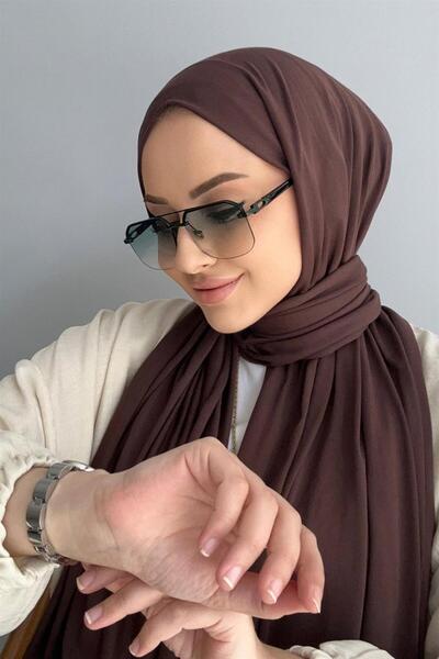 Byedauzunlar Şal din bumbac pieptănat scorţişoară