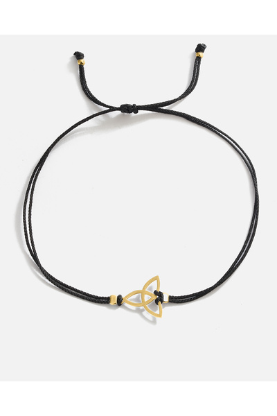 MEKS JEWELS İpli Gümüş Trinity Bileklik