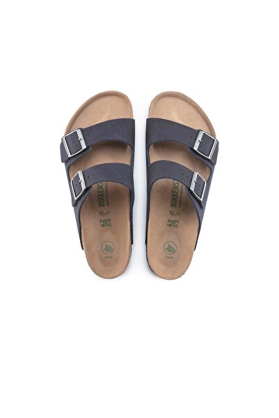 Birkenstock شبشب رجالي من ARIZONA DESERT DUST VEG باللون الأزرق النيلي