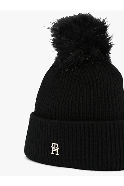 Tommy Hilfiger ELEVATED CHIC BEANIE W/POMPOM