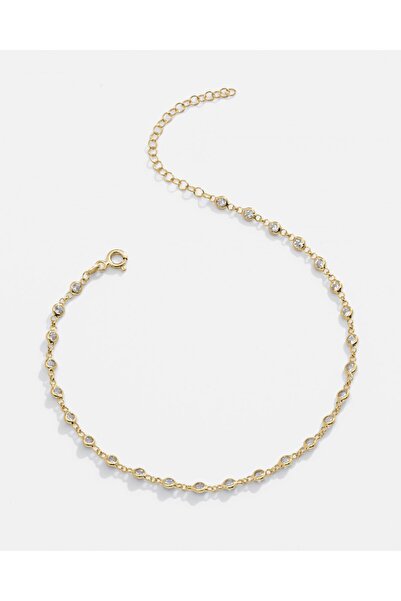 MEKS JEWELS Gümüş Taşlı Halhal