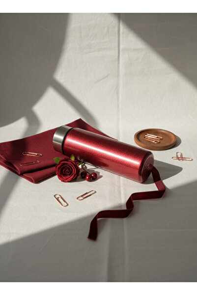 Blissra Silvery Glass Flask 550 ml | Premium Lid, Leak-Proof & Healthy