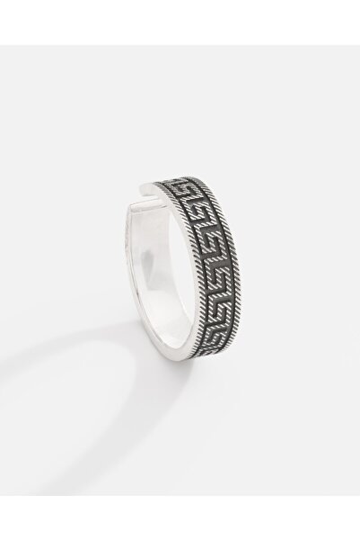 MEKS JEWELS Gümüş Grek Erkek Yüzüğü