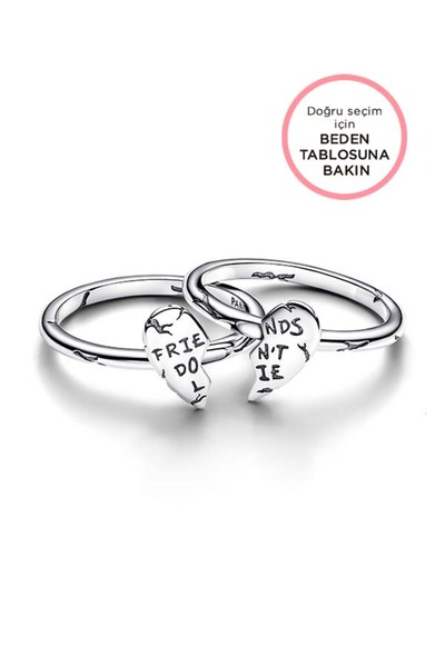 Pandora Stranger Things Arkadaşlar Yalan Söylemez Ayrılabilir Yüzük