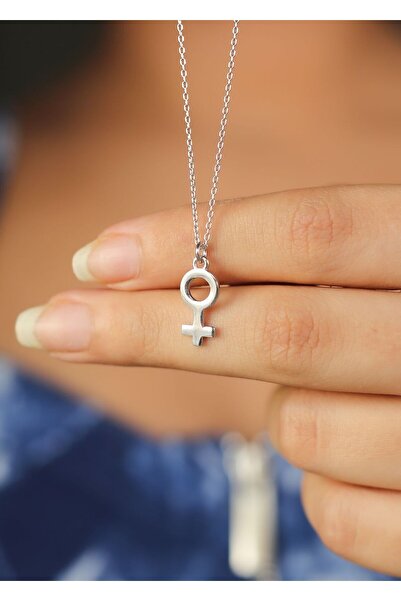 MEKS JEWELS Kadın Sembolü Gümüş Kolye