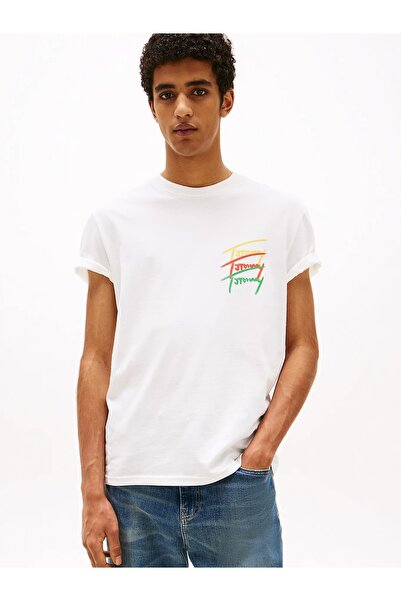 Tommy Hilfiger Men's Tjm Reg Twisted Signtr Tee Ext T-Shirt