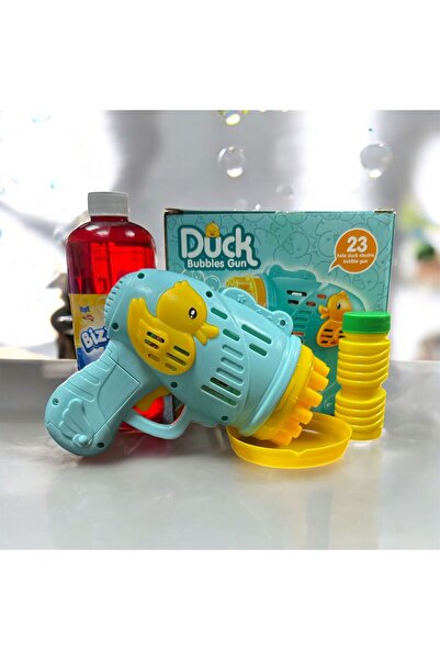 POZART Pilli Köpük Baloncuk Tabancası Duck Eksta