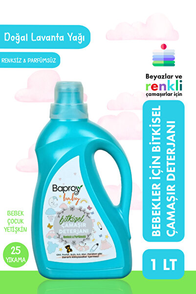 Baproy Bebekler Için Bitkisel Çamaşır Deterjanı 1 Litre