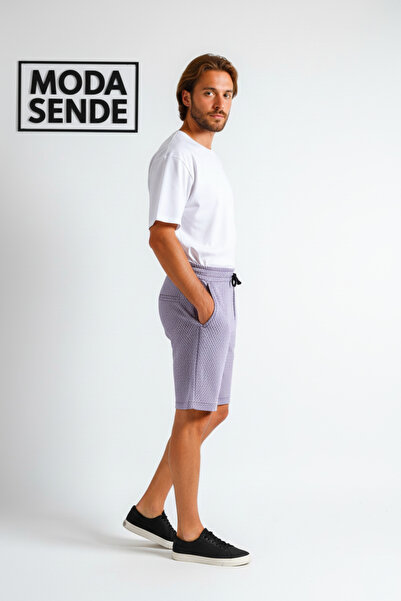 İnsane Minds Чоловіча вузька форма бічні кишені Orme тканина гребінчастий джерсі сорт